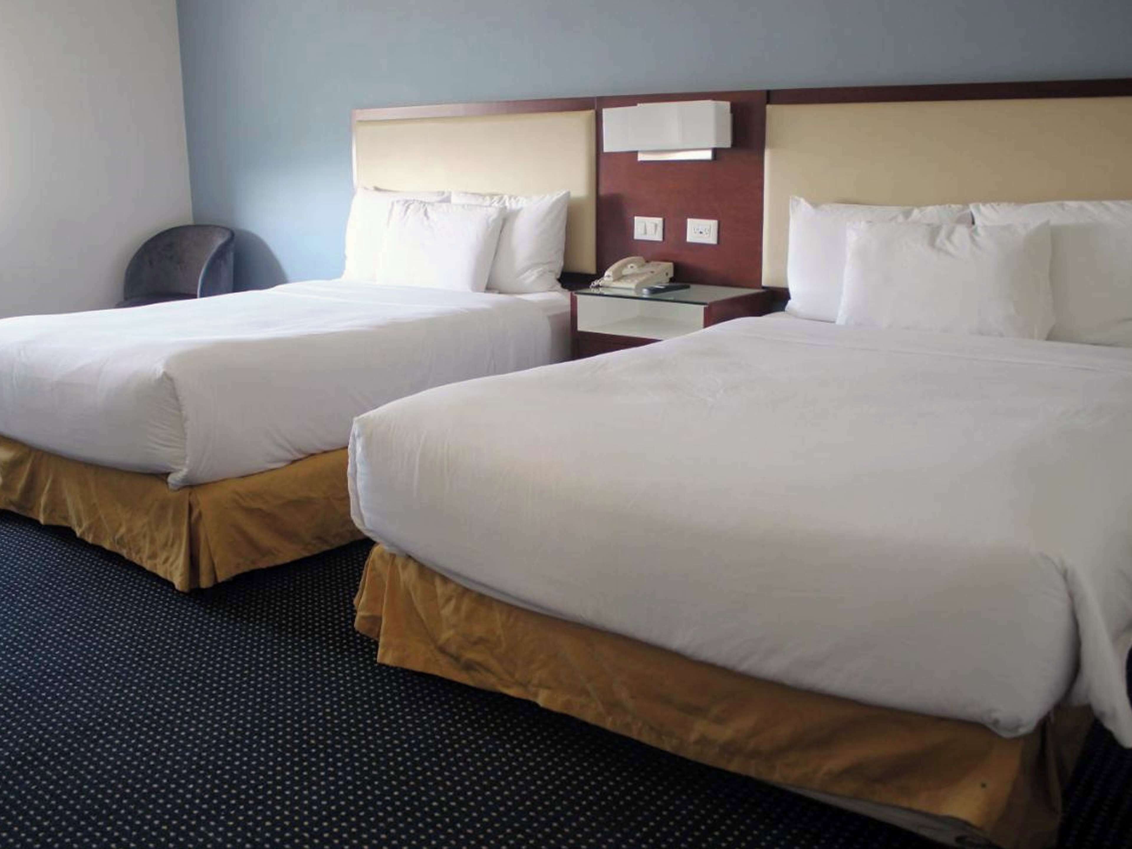 standard room, 2 double beds, non smoking | premium bedding, in-room safe, desk, laptop workspace