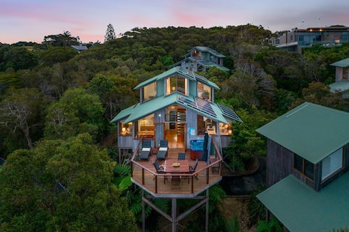 Boomhut (Sandpiper with Spa) | Balkon