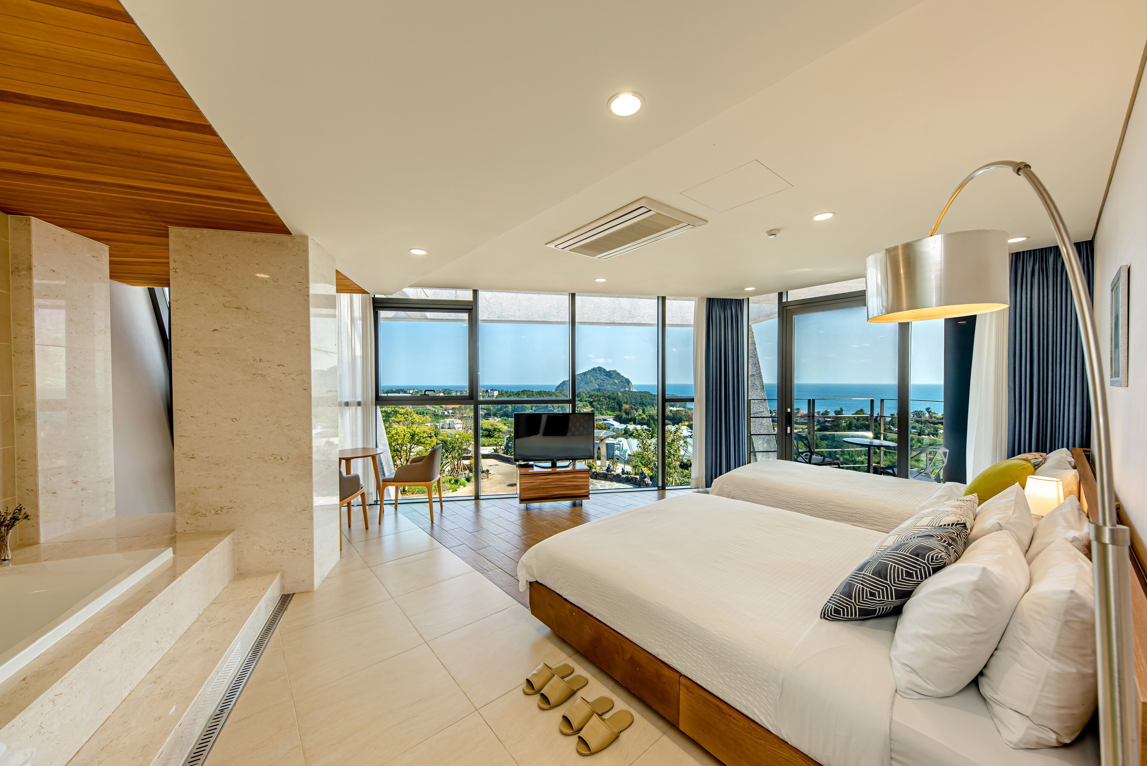 Seopseom (Art Museum Ticket Provided) | 高档床上用品、遮光窗帘、隔音、免费 WiFi