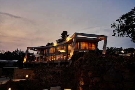 Front of property - evening/night