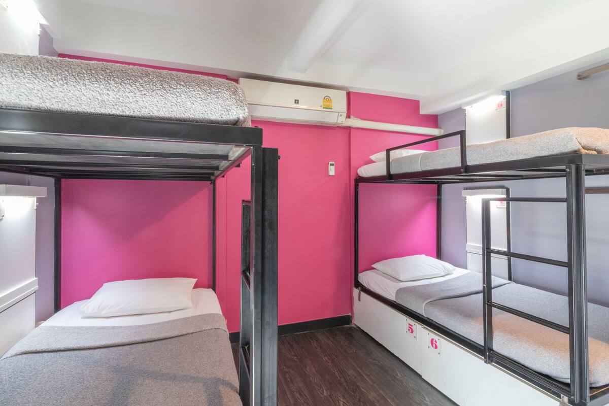 Bed in 6 bed Female Dormitory