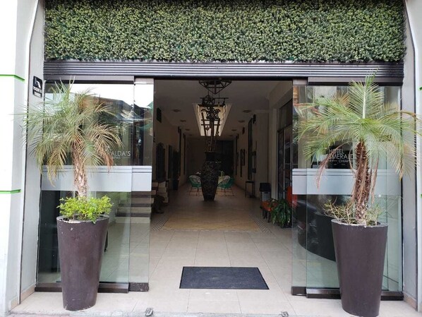 Entrada de la propiedad