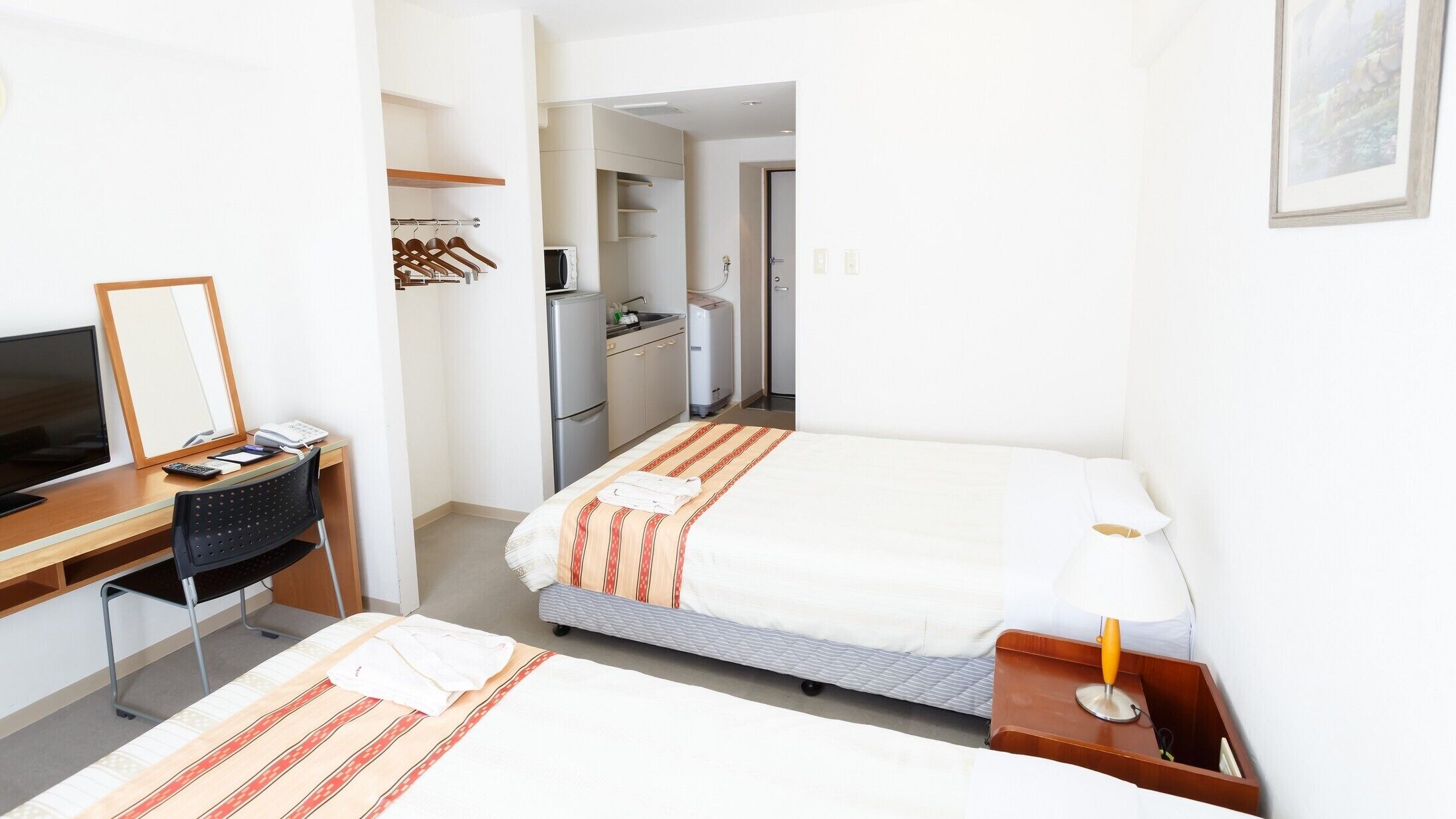 Desk, iron/ironing board, free WiFi