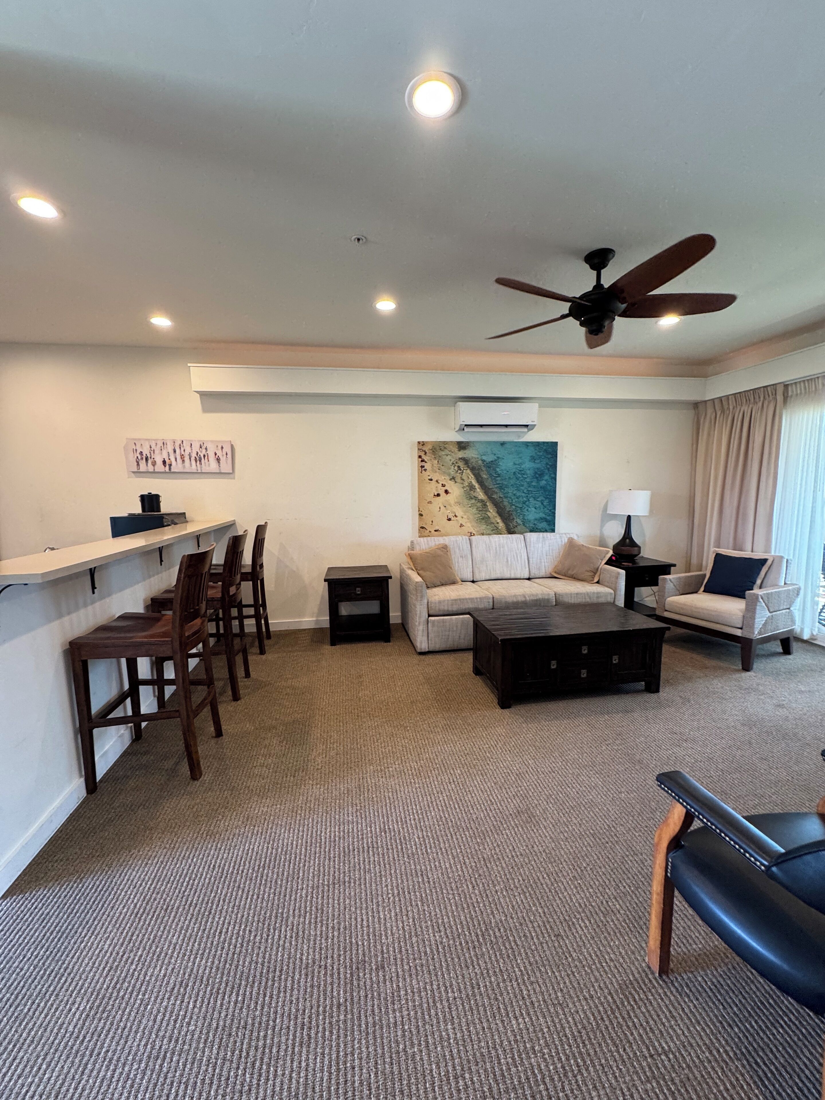 premium suite, 1 bedroom, oceanfront | in-room safe, individually decorated, individually furnished