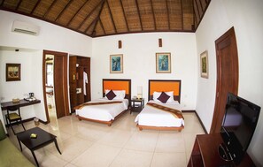 Escritorio, camas plegables/adicionales y wifi gratis 