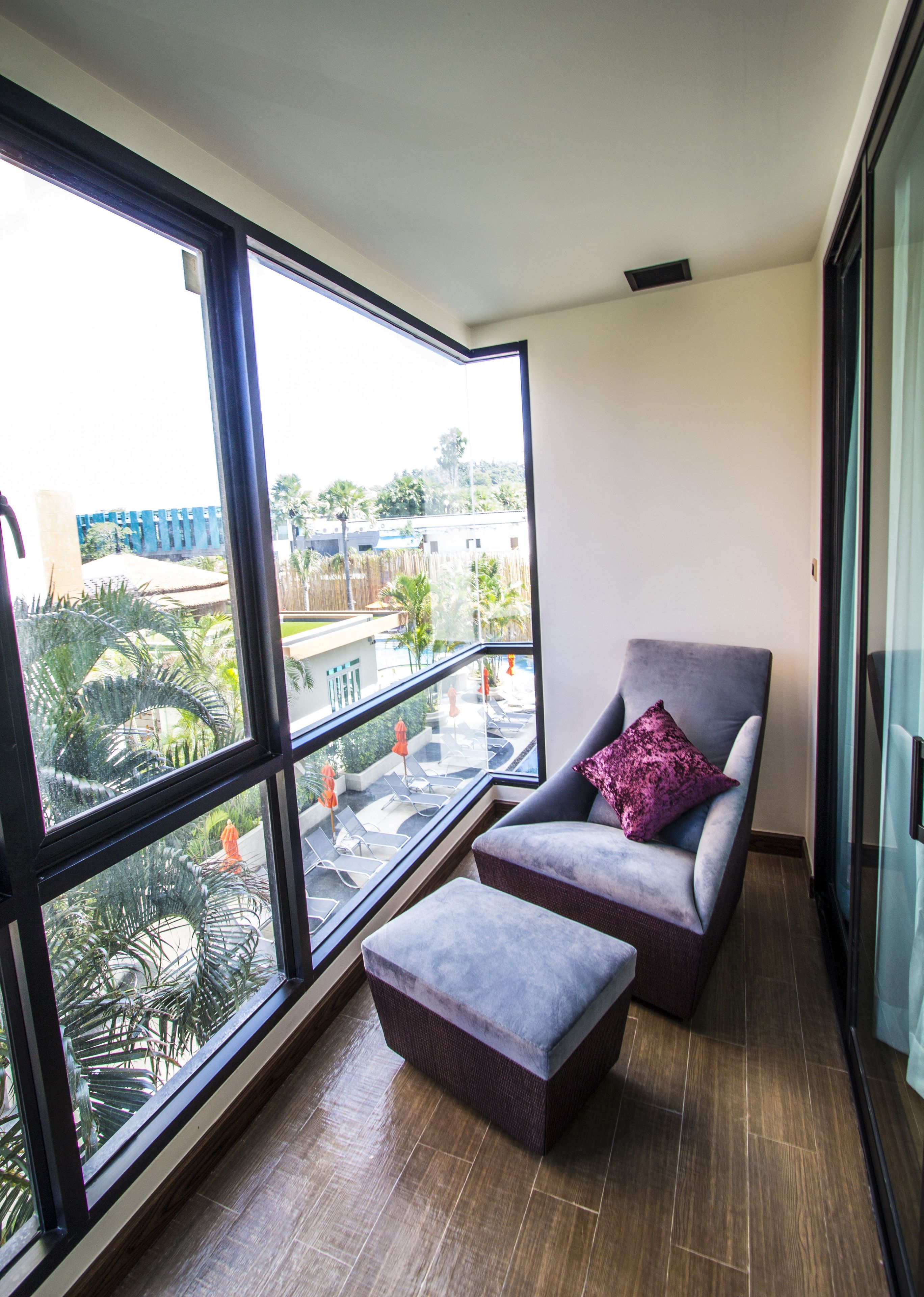 duplex, 1 bedroom, kitchenette | balcony view