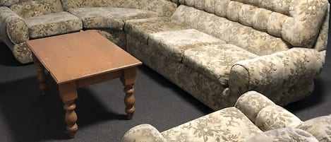 Three Bedroom Apartment | Living area | 32-inch LED TV with digital channels, TV