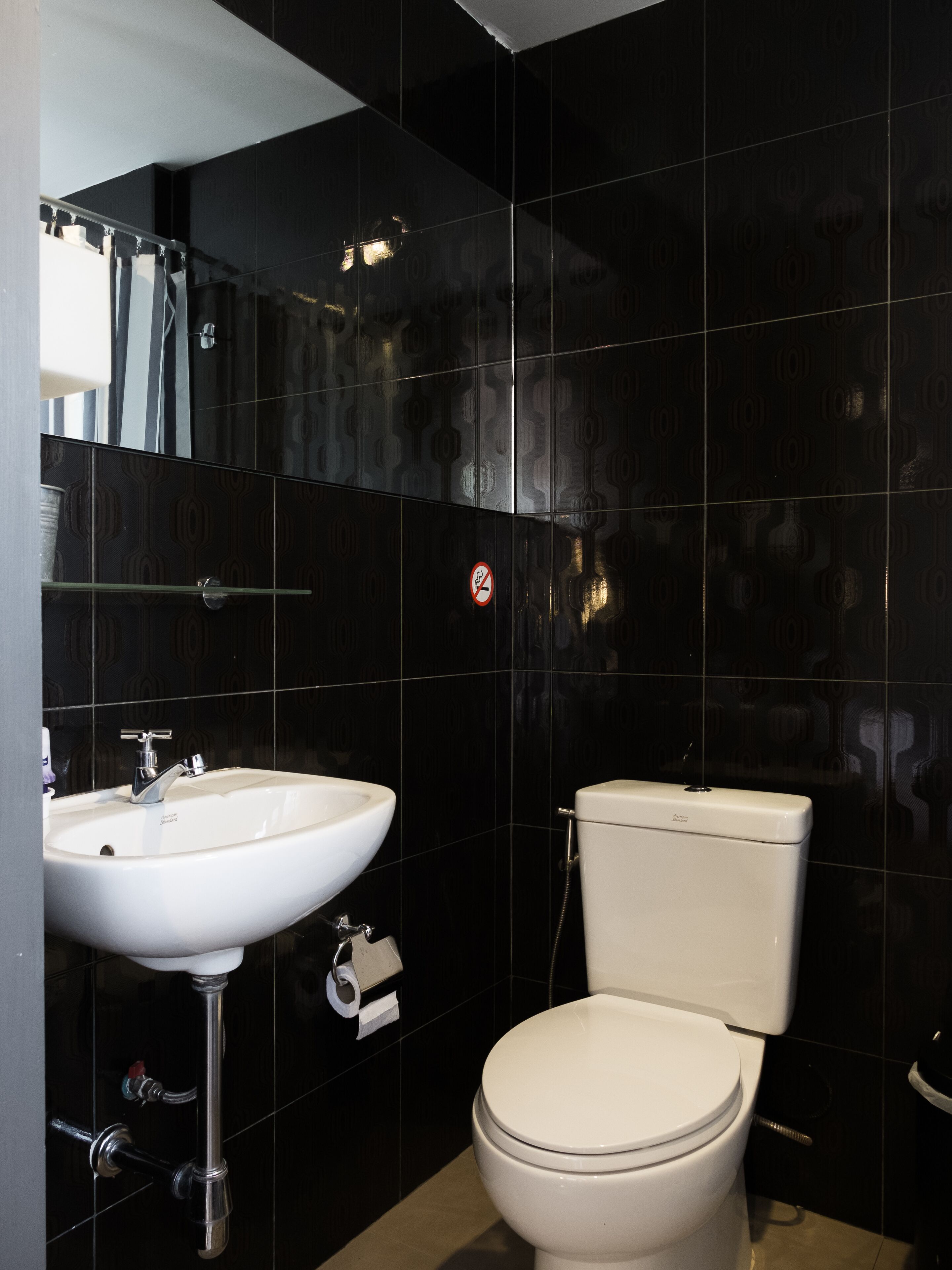 shower, free toiletries, hair dryer, bathrobes