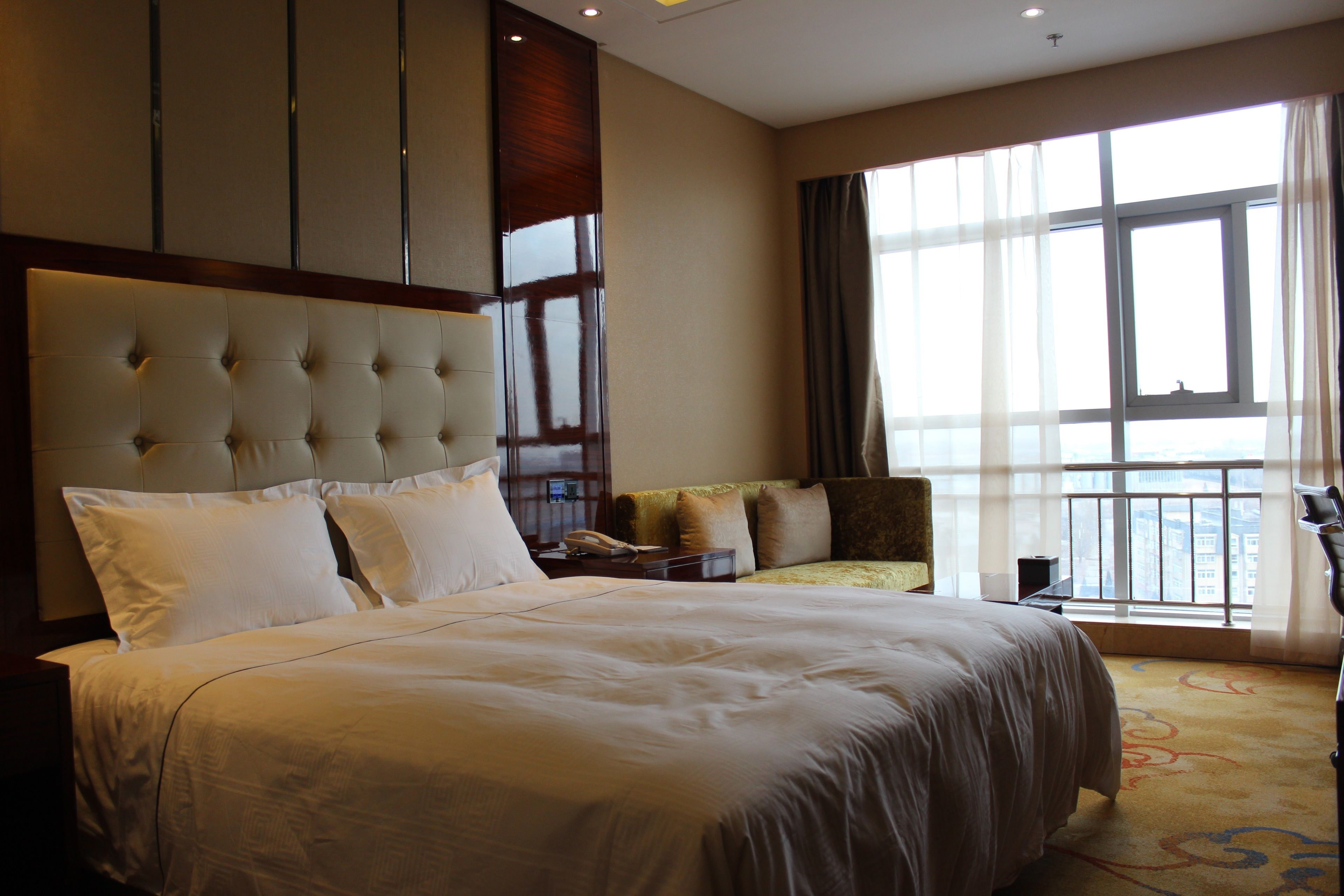 desk, blackout curtains, iron/ironing board, rollaway beds