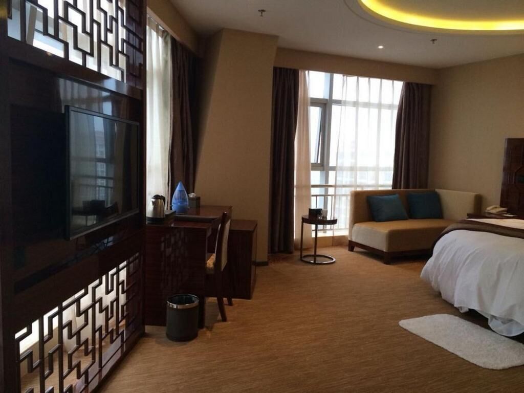 desk, blackout curtains, iron/ironing board, rollaway beds