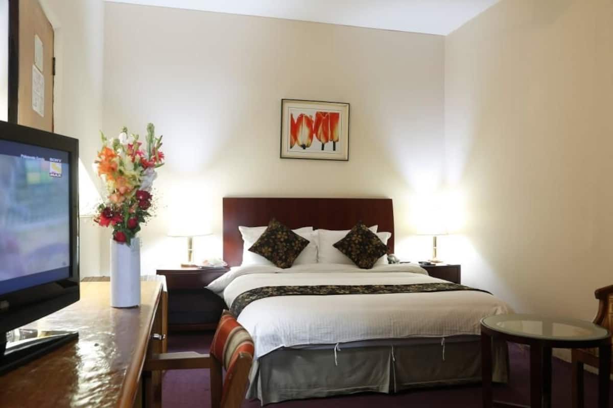 Deluxe kamer | Een minibar, een kluis op de kamer, gratis wifi