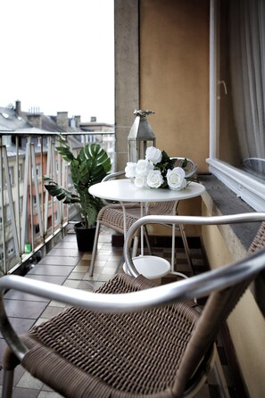 Executive Apartment, 2 Bedrooms, Balcony | City view - The Queen Luxury Apartments - Villa Carlotta (Luxembourg City)