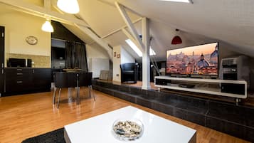 Appartement, 1 slaapkamer | Uitzicht op de stad