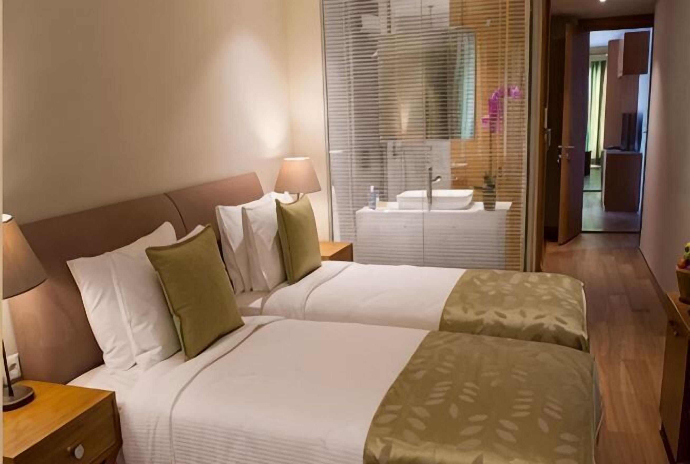 Literie de qualité supérieure, surmatelas, minibar