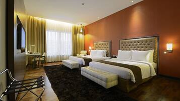 Literie de qualité supérieure, minibar, coffres-forts dans les chambres