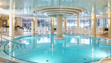 2 indoor pools, 5 outdoor pools, pool umbrellas, sun loungers