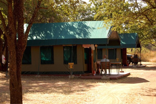 Standard Tent | View from room - Golden Leopard Resorts - Manyane Resort (Pilanesberg National Park)
