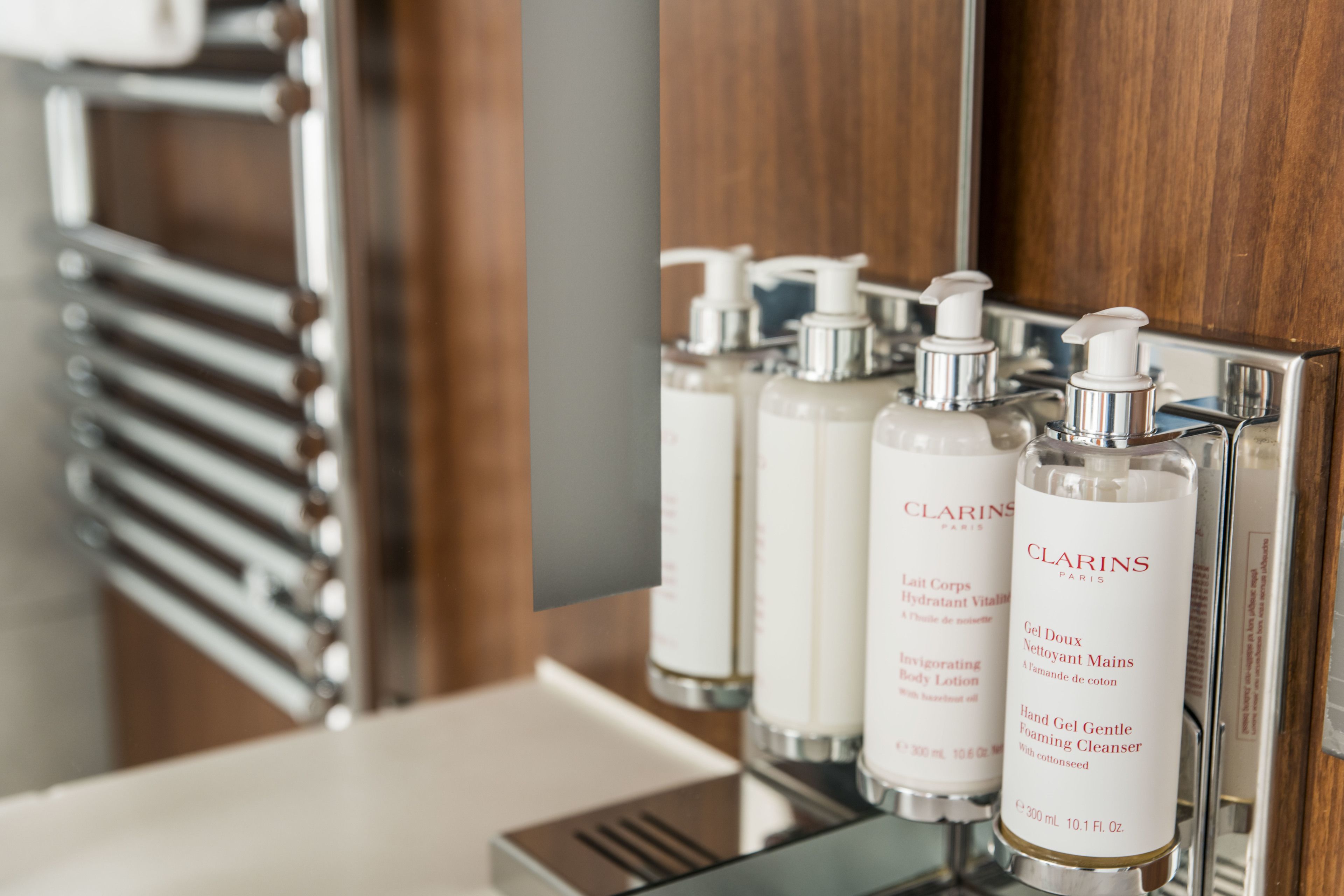 eco-friendly toiletries, hair dryer, bathrobes, slippers