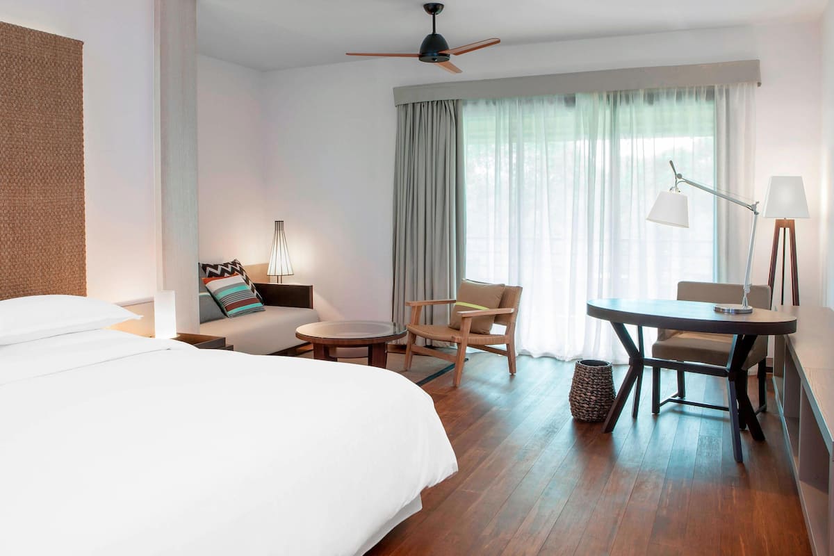 Room, 1 King Bed with Sofa bed, Non Smoking, Garden View (Balcony) | 1 bedroom, premium bedding, minibar, in-room safe