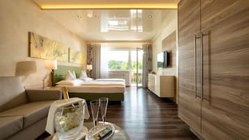 Habitación doble Deluxe (Flower) | Ropa de cama hipoalergénica y minibar