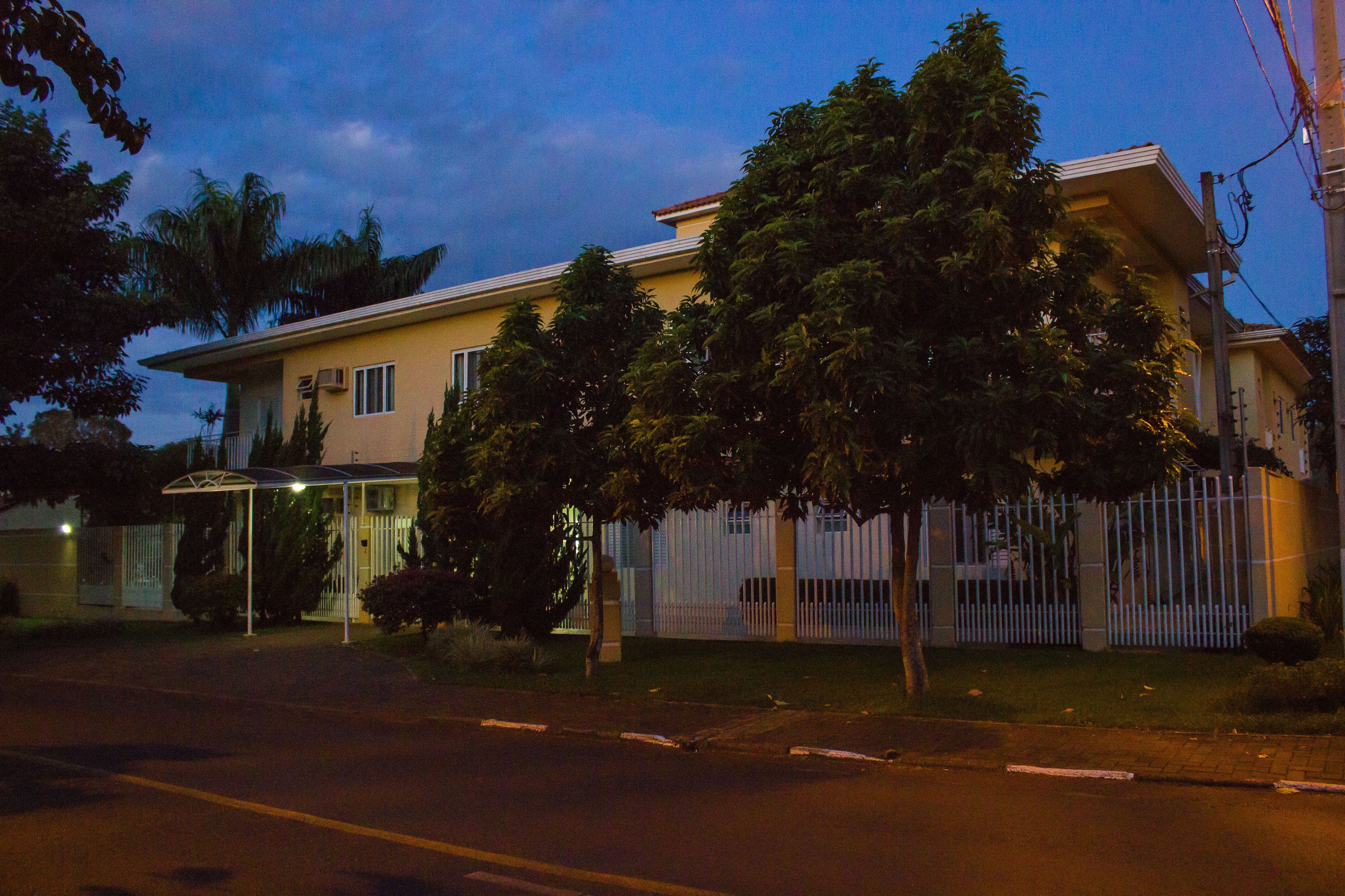 Front of property – evening/night