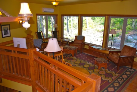 Interior. Glacier Guides Lodge