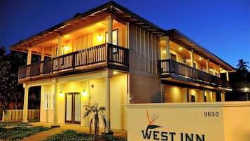Front of property - evening/night