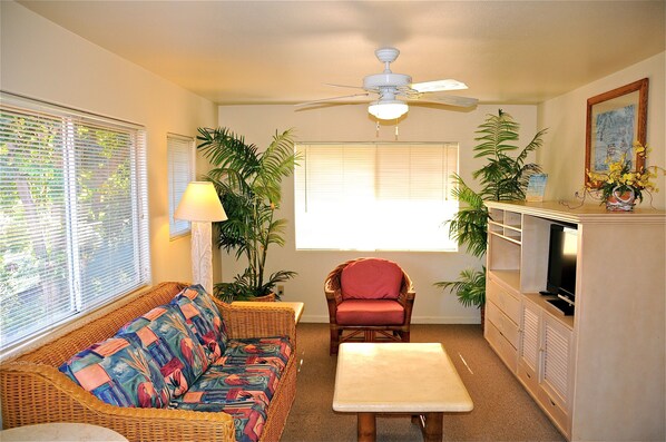 Suite, 1 Bedroom | Living area