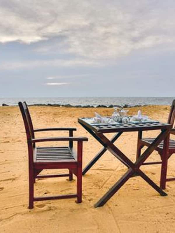 On the beach
