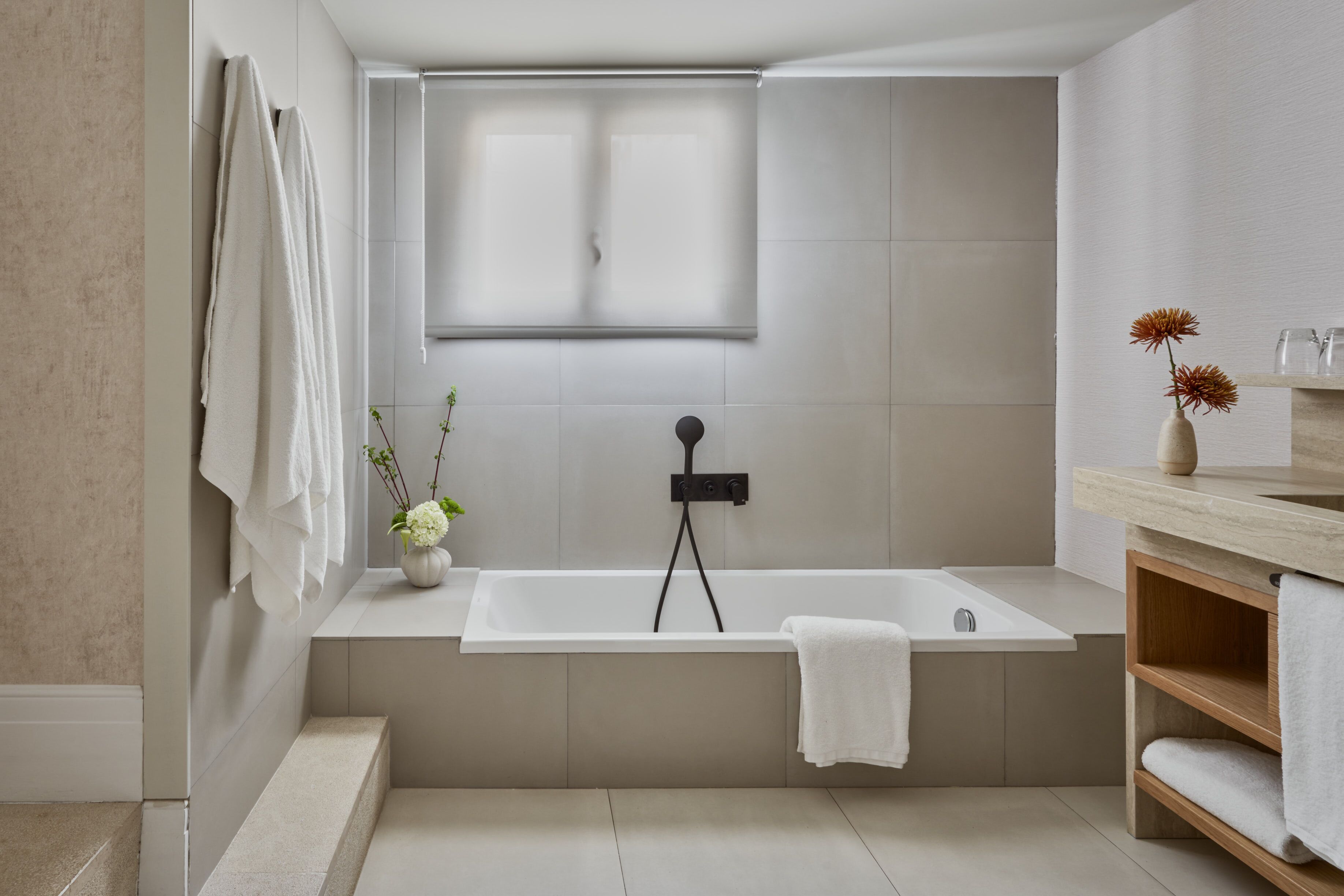 preferential room | bathroom | designer toiletries, hair dryer, bathrobes, slippers