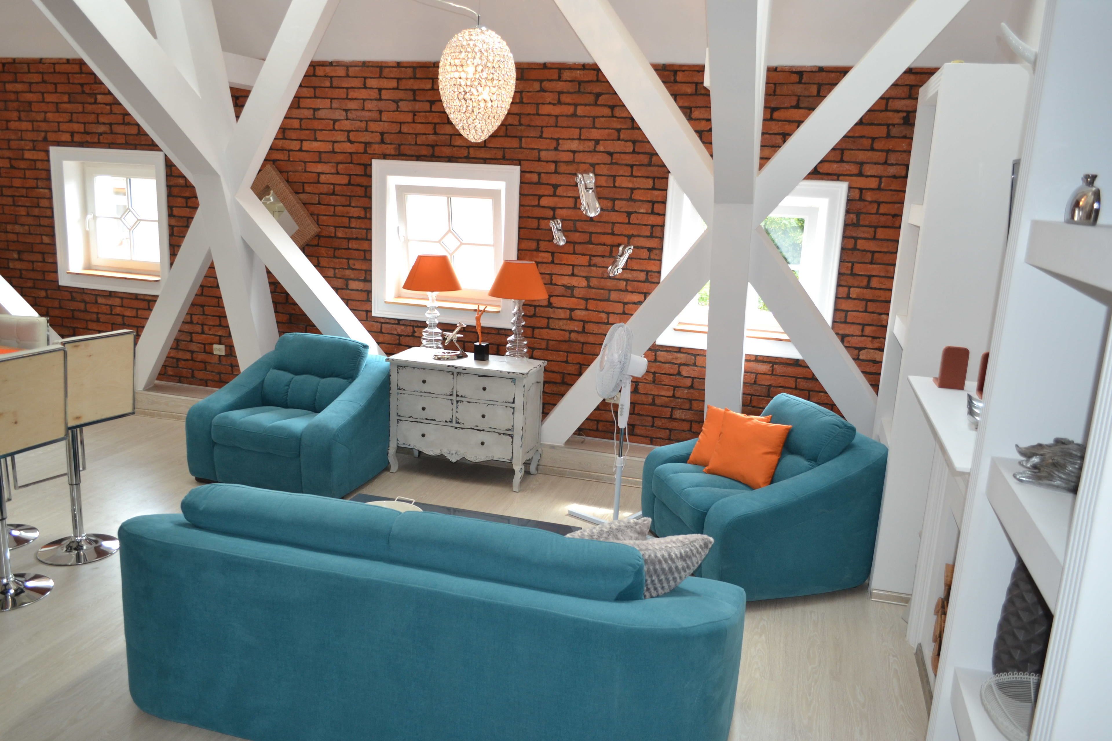 Suite | Sala de estar | Televisión LED, chimenea y reproductor de DVD 