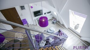 Suite – executive | Oppholdsrom | LED-TV, peis og DVD-spiller