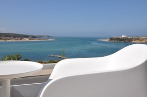 Uitzicht vanuit accommodatie