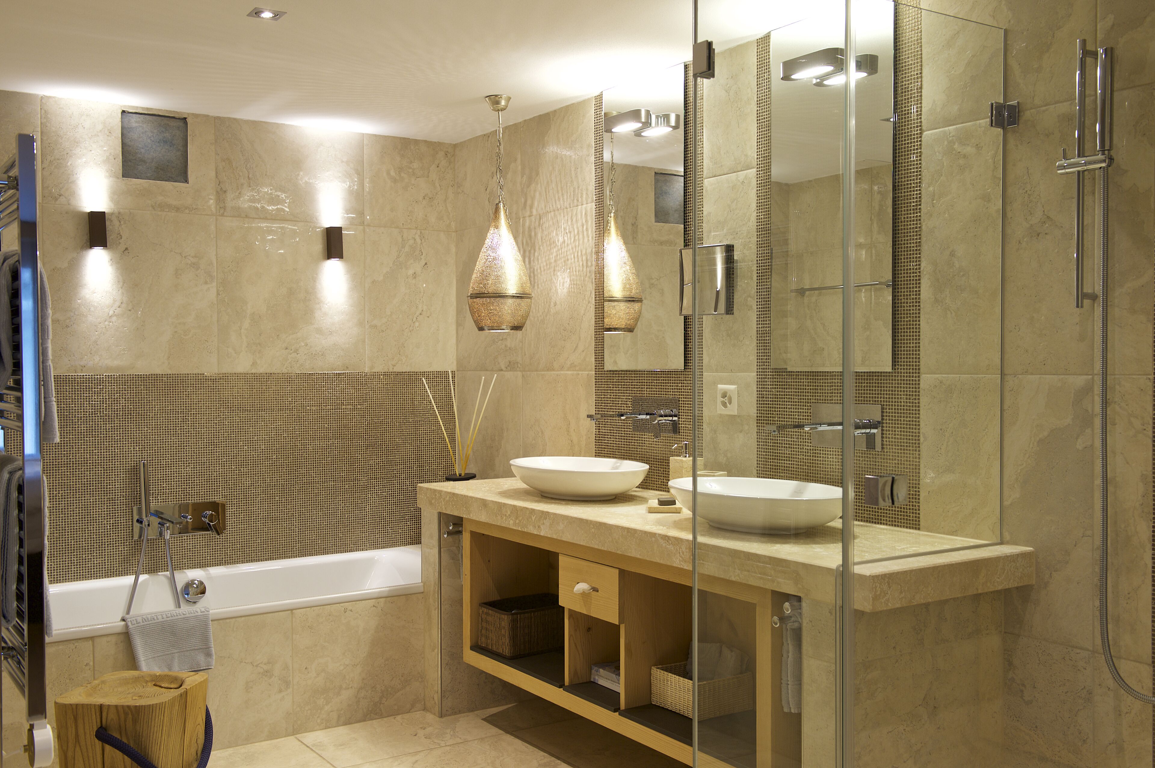 panoramic suite | bathroom | free toiletries, hair dryer, bathrobes, slippers