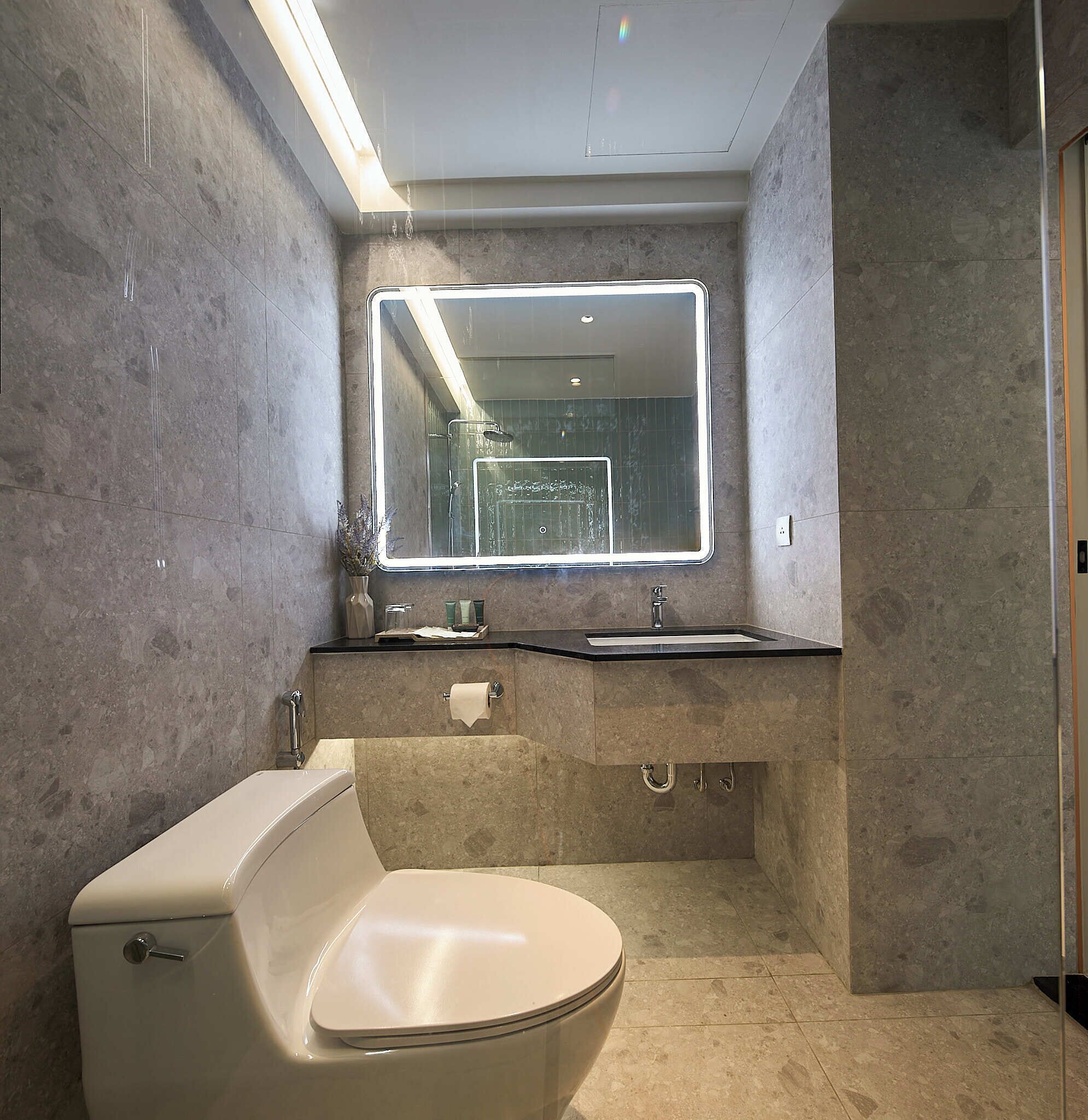 twin queen view | 1 bedroom, in-room safe, desk, laptop workspace