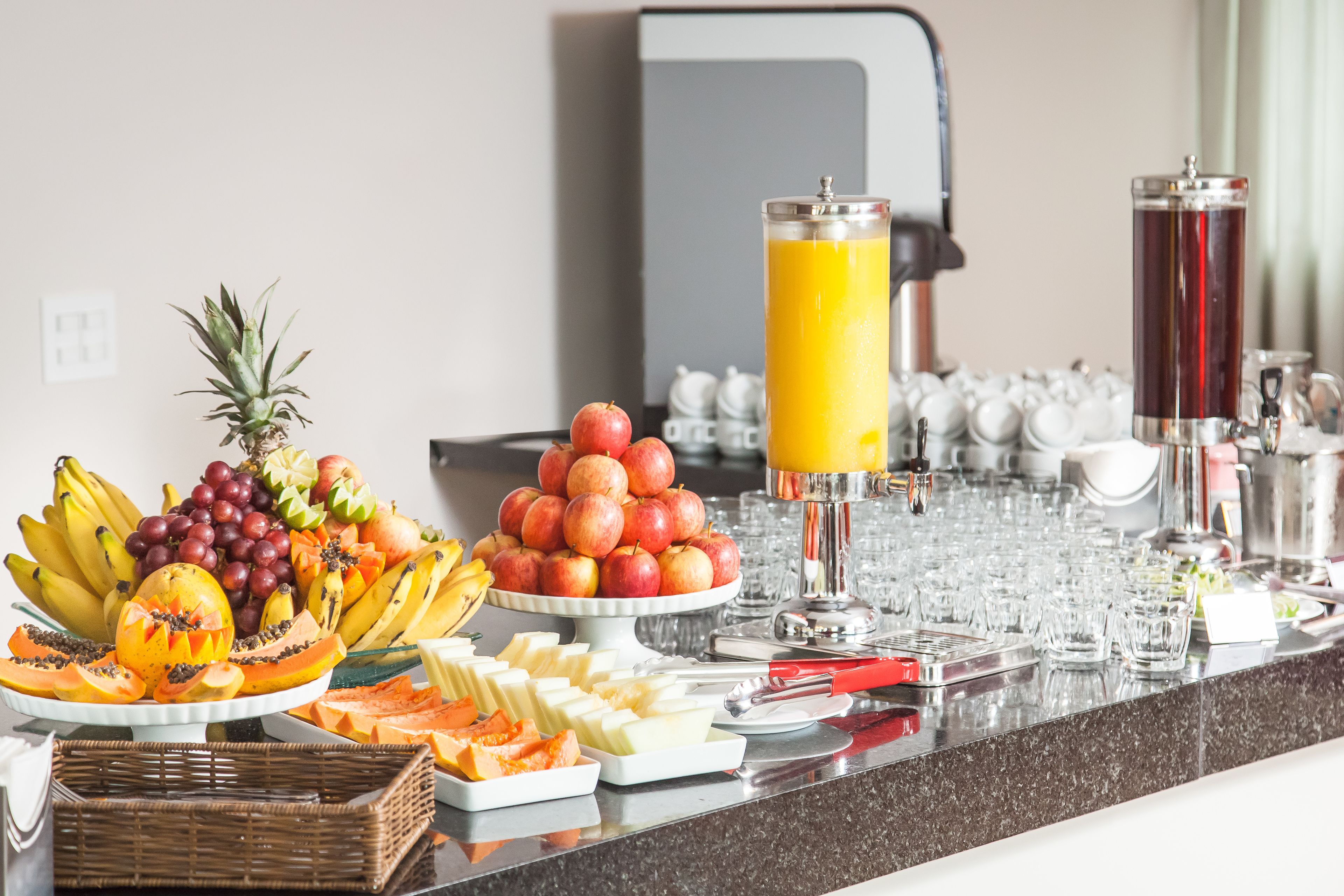 daily buffet breakfast for a fee