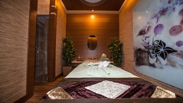Salas de tratamiento para parejas, sauna y baño turco o hammam