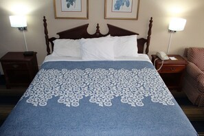 Soundproofing, iron/ironing board, free WiFi, alarm clocks