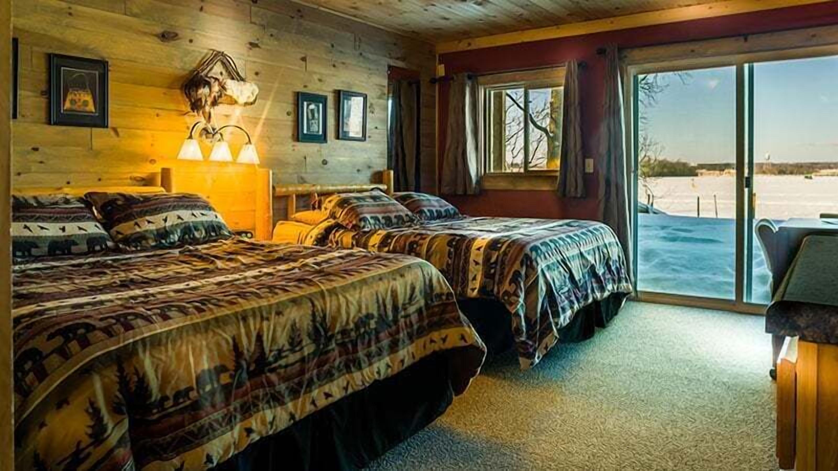 Habitación familiar, 2 camas de matrimonio (14) | Vistas al lago