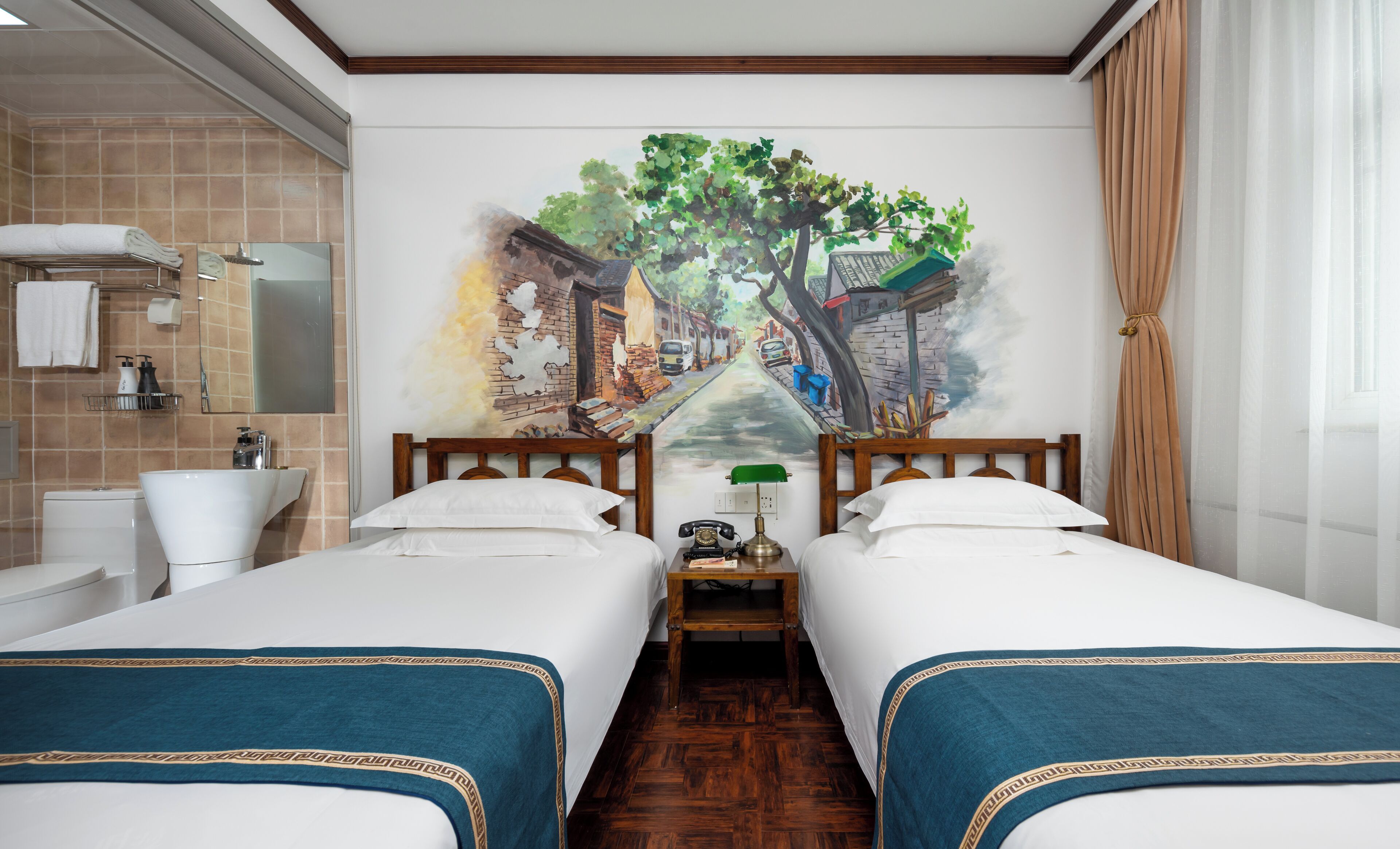 1 chambre, literie de qualité supérieure, minibar, bureau