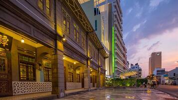 Front of property - evening/night