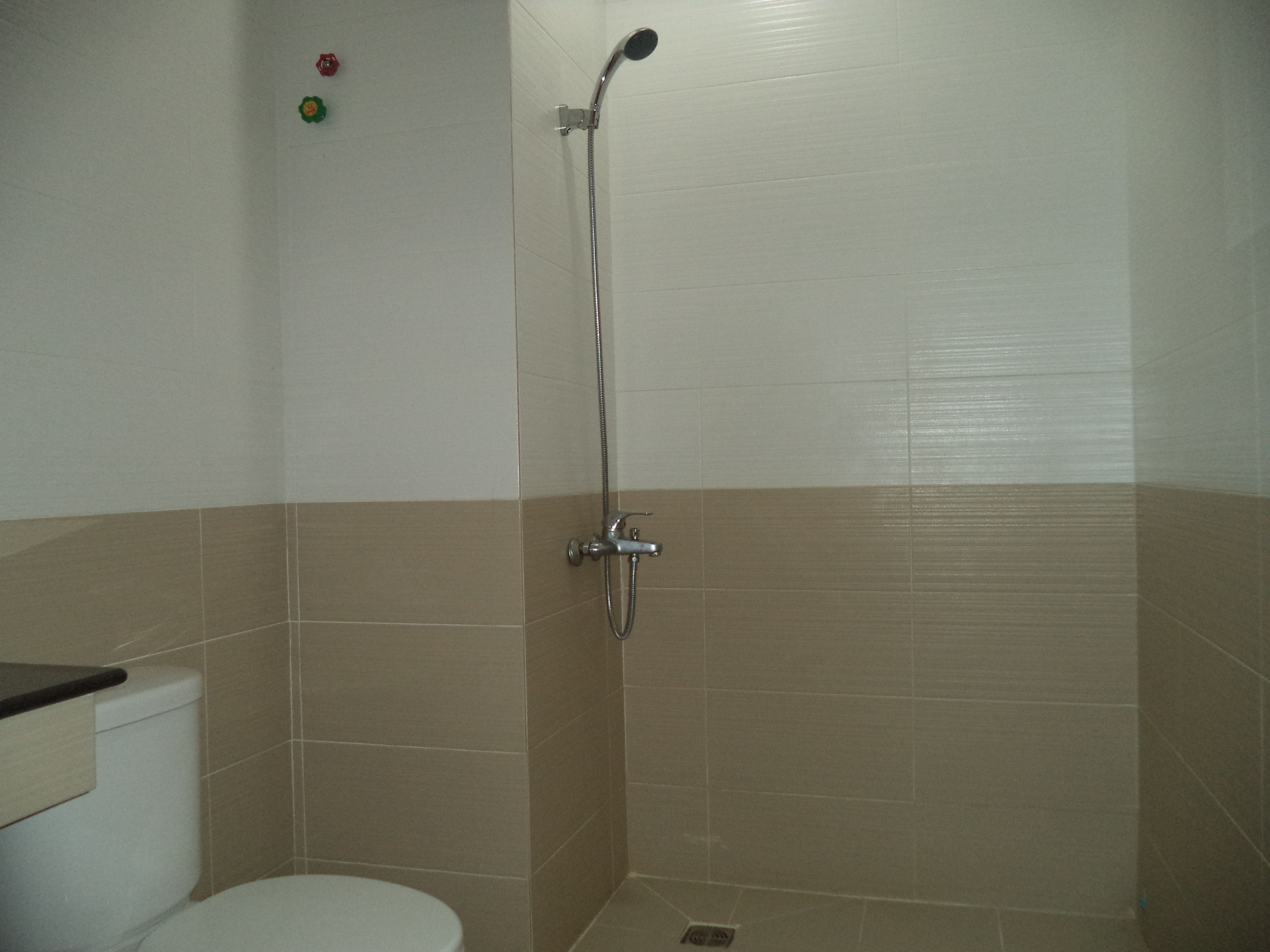 shower, free toiletries, hair dryer, slippers