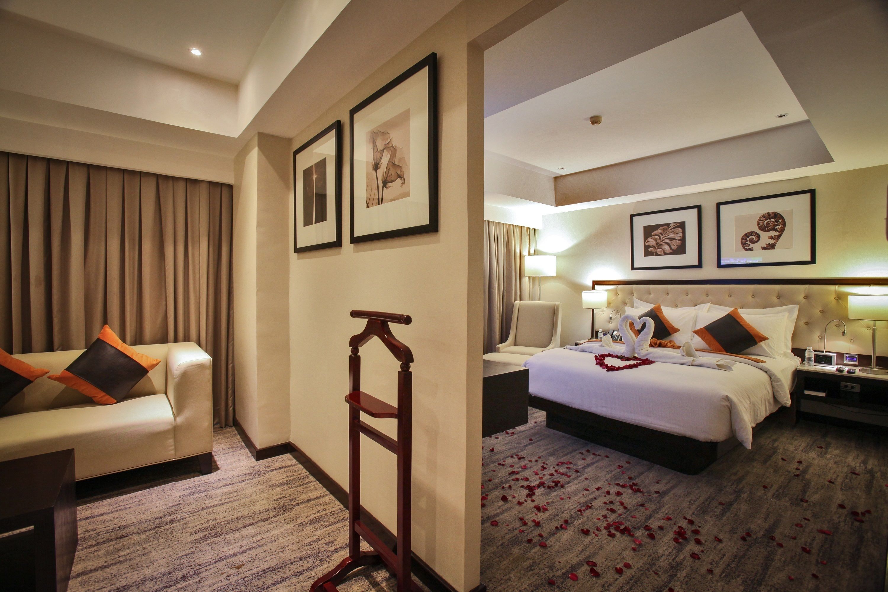 Minibar, in-room safe, desk, blackout curtains
