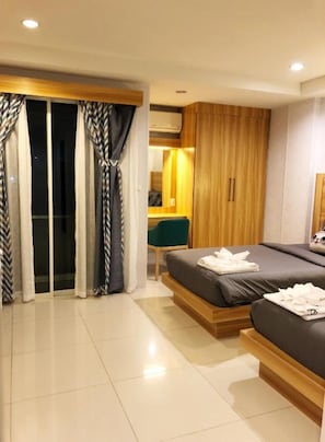 Chambre Deluxe avec lits jumeaux | 1 chambre, literie de qualité supérieure, minibar