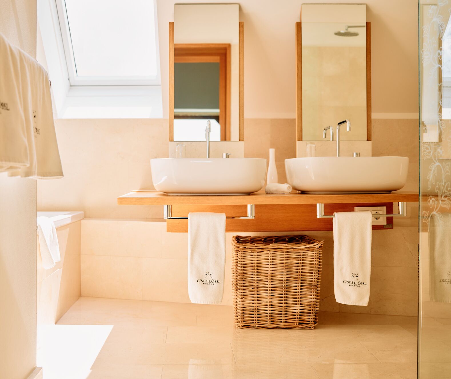 exclusive studio suite, 1 king bed | bathroom | hair dryer, bathrobes, slippers, towels