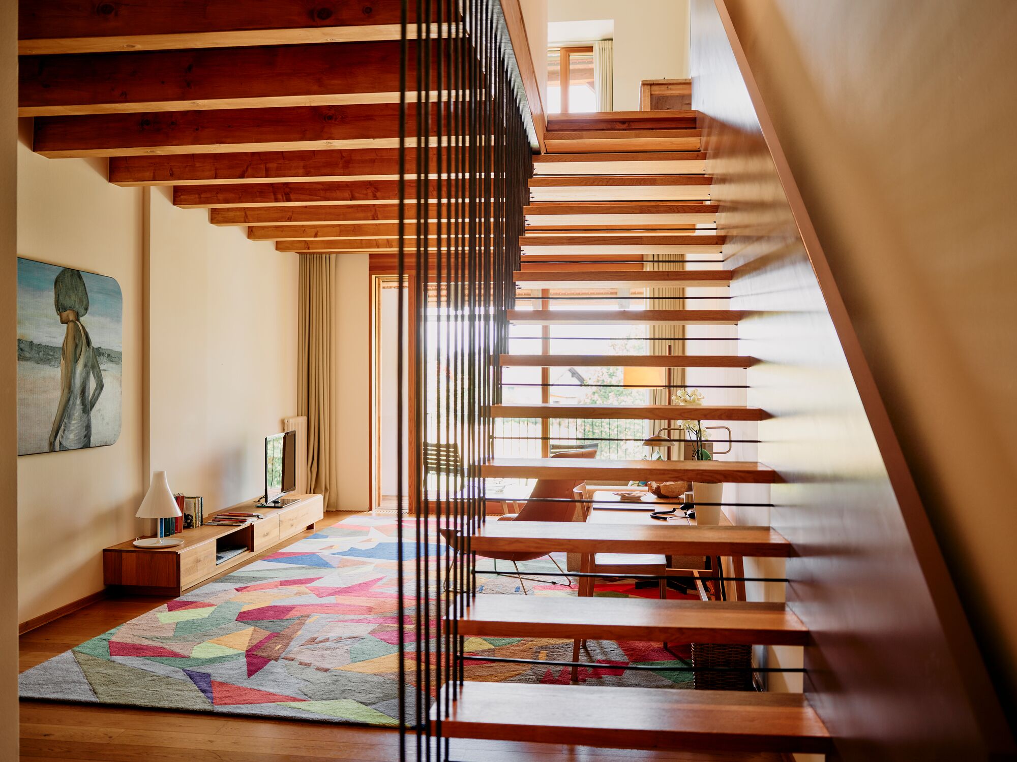 exclusive studio suite, 1 king bed | living area | 40-inch tv with cable channels