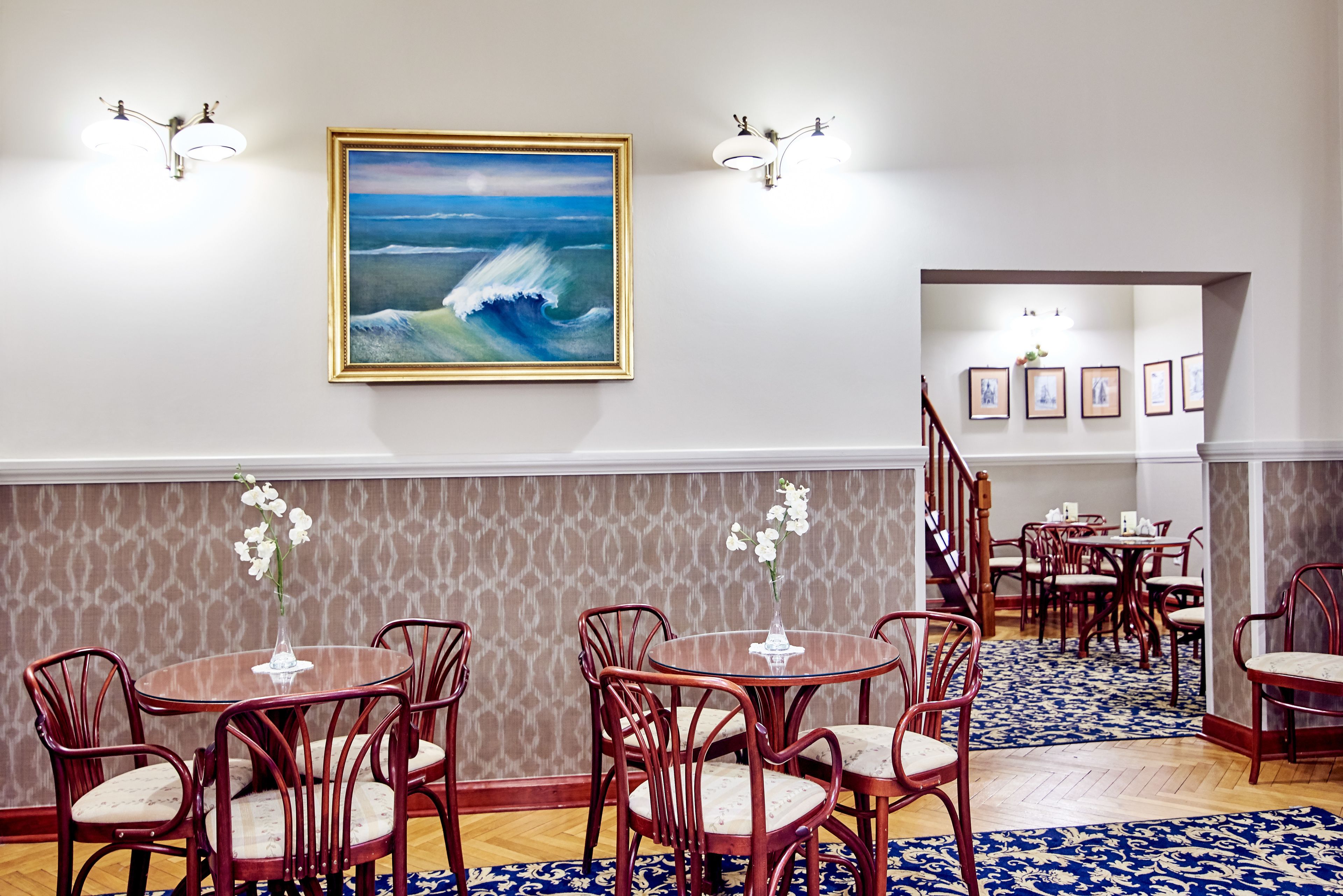 Sitteområde i lobbyen