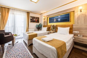 Premium bedding, in-room safe, desk, laptop workspace