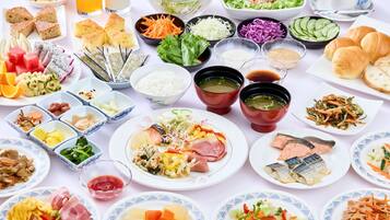 Daily buffet breakfast for a fee