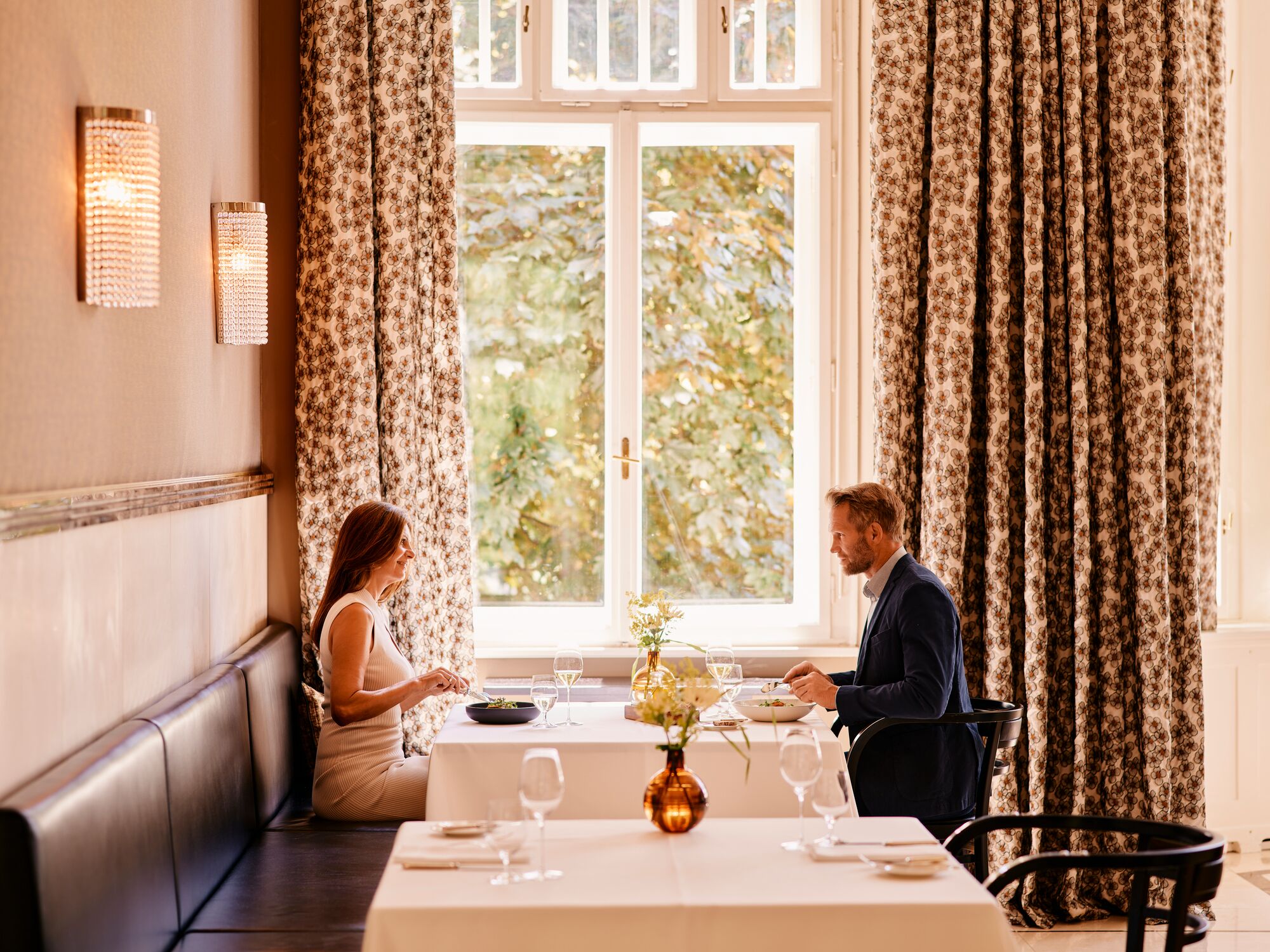 lunch and dinner served, regional cuisine